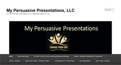 Desktop Screenshot of mypersuasivepresentations.com