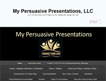 Tablet Screenshot of mypersuasivepresentations.com